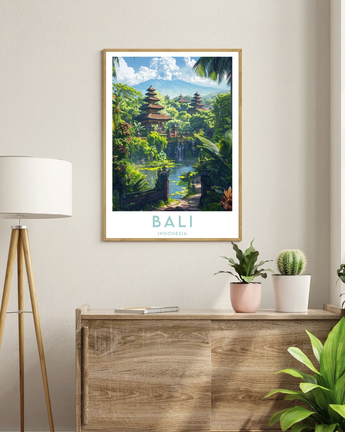 Bali Travel Print Indonesia Bali Poster Indonesia Poster Travel Wall Art Indonesia Print Island Poster Indonesia Asia Ubud - Image 3