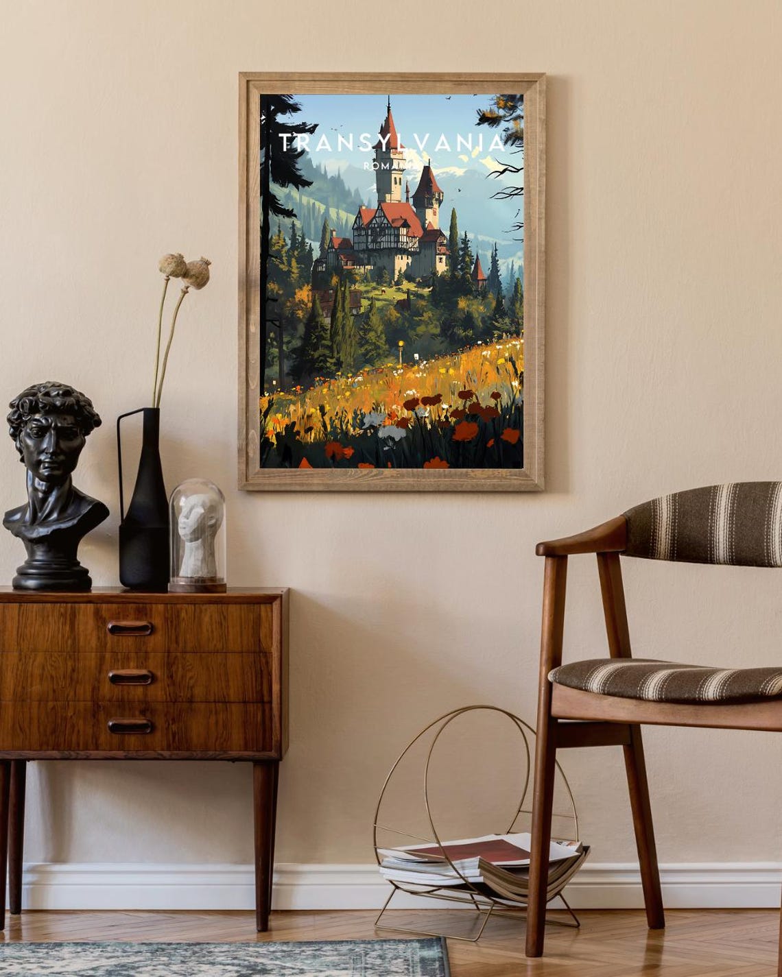 Transylvania Travel Print Romania Transylvania Poster Romania Poster Travel Wall Art Romania Print Romania Art Transylvania Print - Image 2