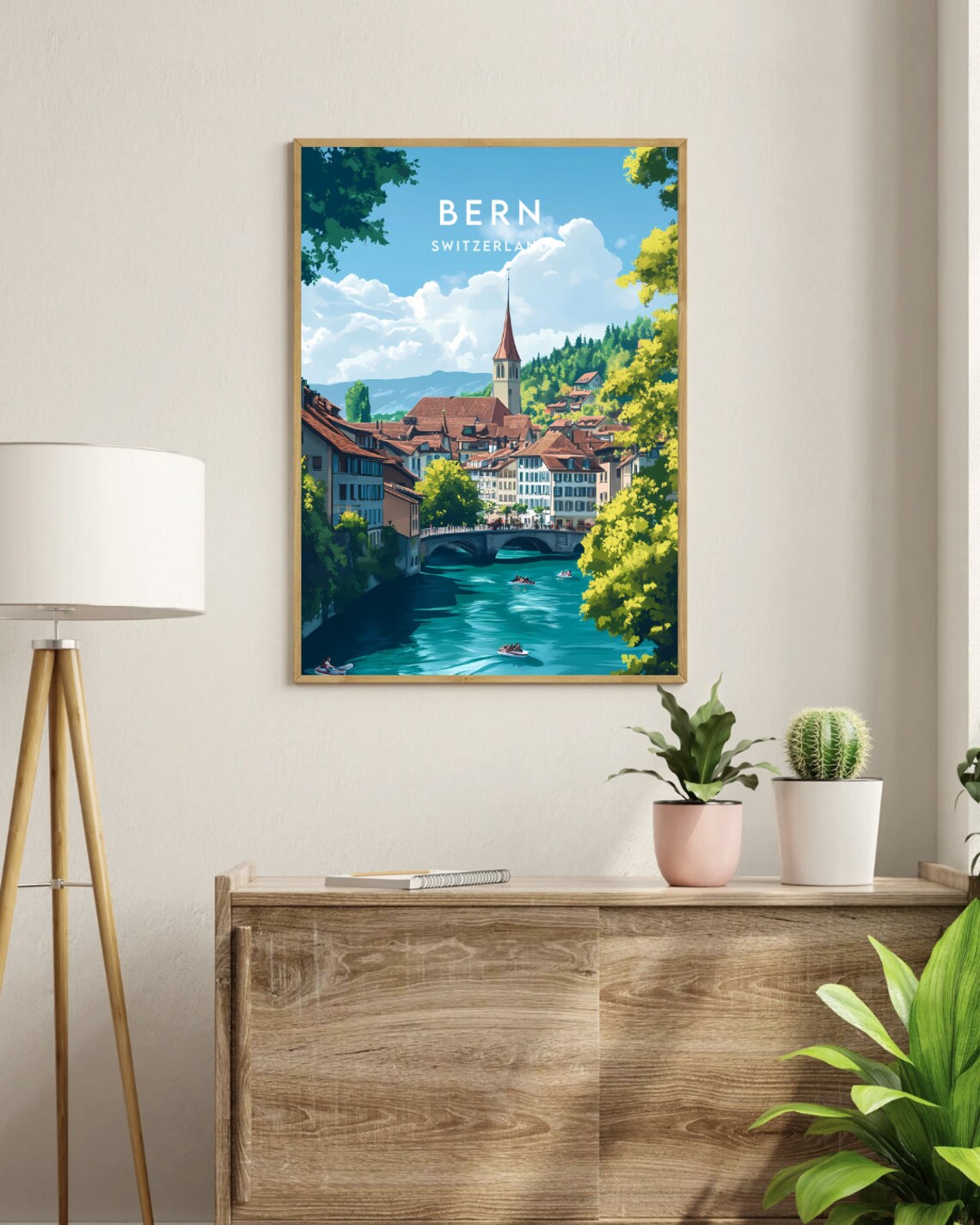 Bern Travel Poster, Switzerland Europe Wall Art - Image 3