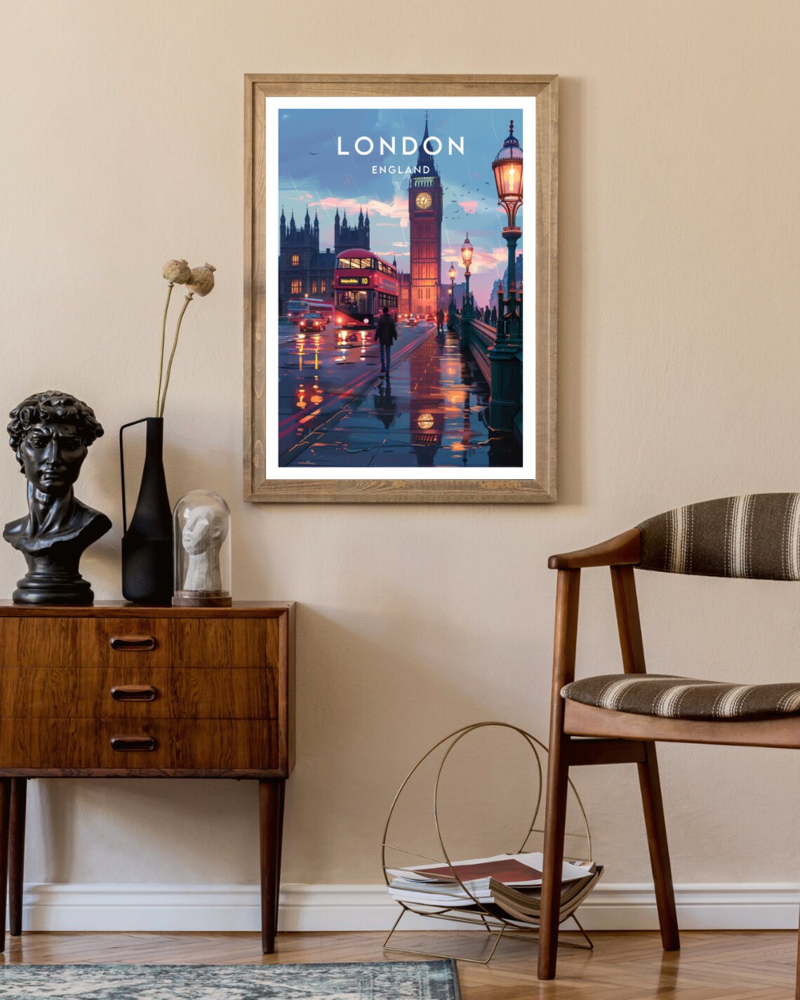 London Big Ben Travel Wall Art Print - Image 2