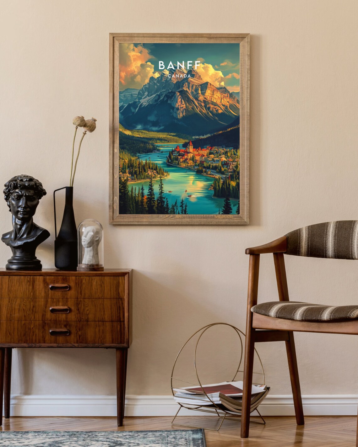Banff Travel Poster, Canada Travel Wall Art - Image 2