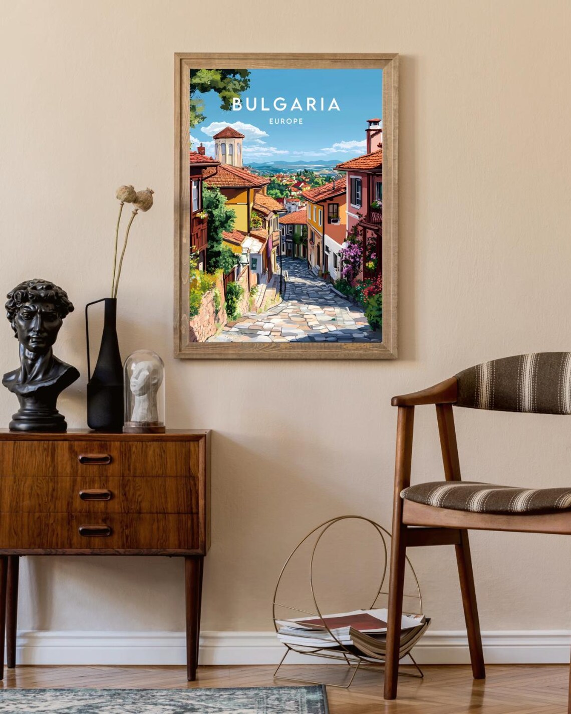 Bulgaria Travel Poster, Sofia Europe Wall Art - Image 2