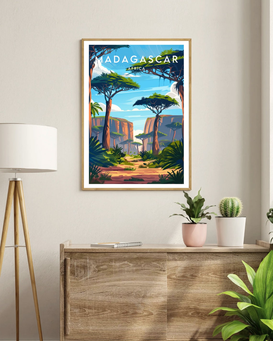 Madagascar Travel Print Africa Madagascar Poster Africa Poster Travel Wall Art Africa Print Madagascar Wall Art Madagascar Africa - Image 3
