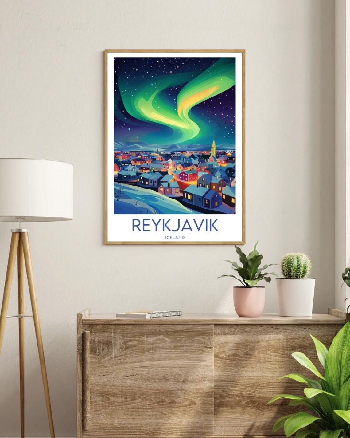 Reykjavik Vintage Travel Poster, Iceland Art Print - Image 3
