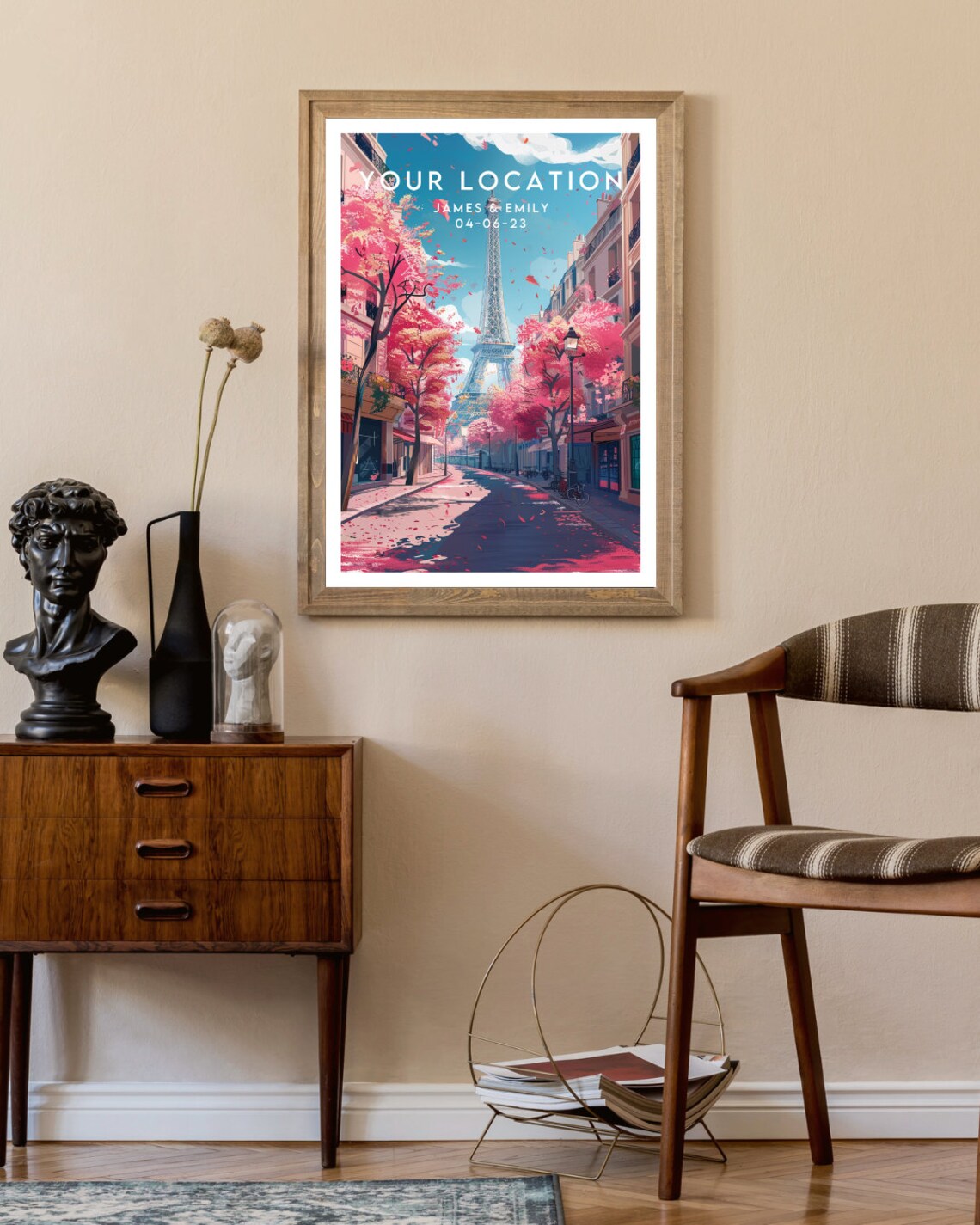 Custom Travel Poster, Personalized Destination Wall Art - Image 2