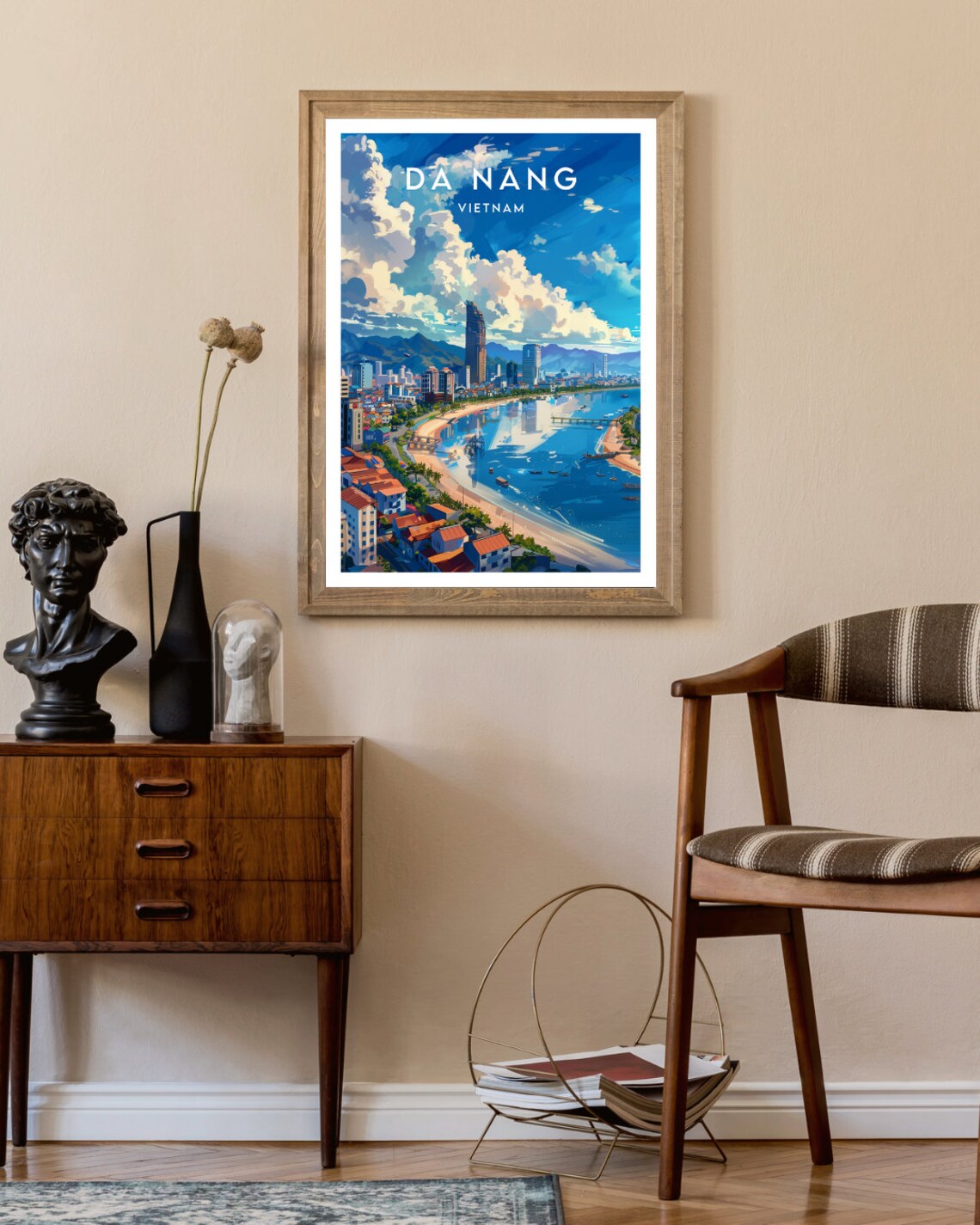 Da Nang Travel Poster, Vietnam Wall Art Print - Image 2