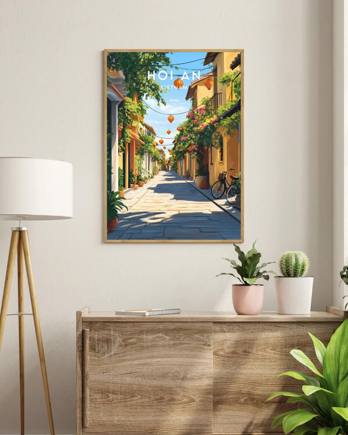 Hoi An Travel Poster, Vietnam Asia Wall Decor - Image 3