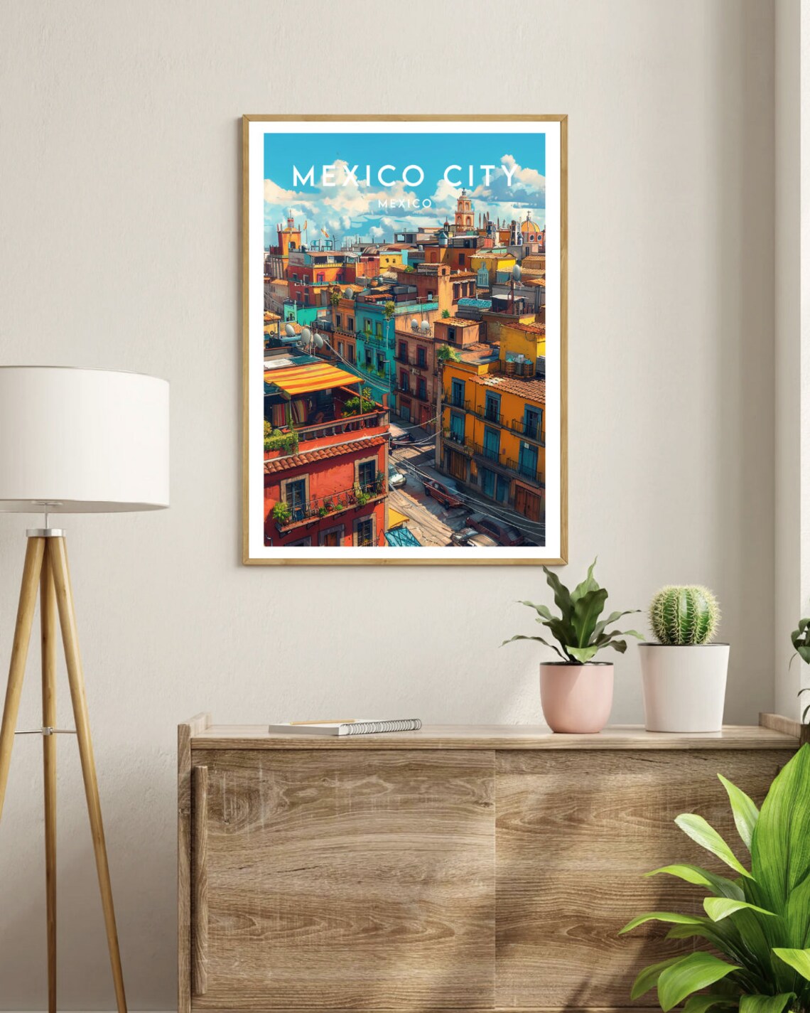 Mexico City Travel Poster, Mexico City Wall Art Print - Image 3