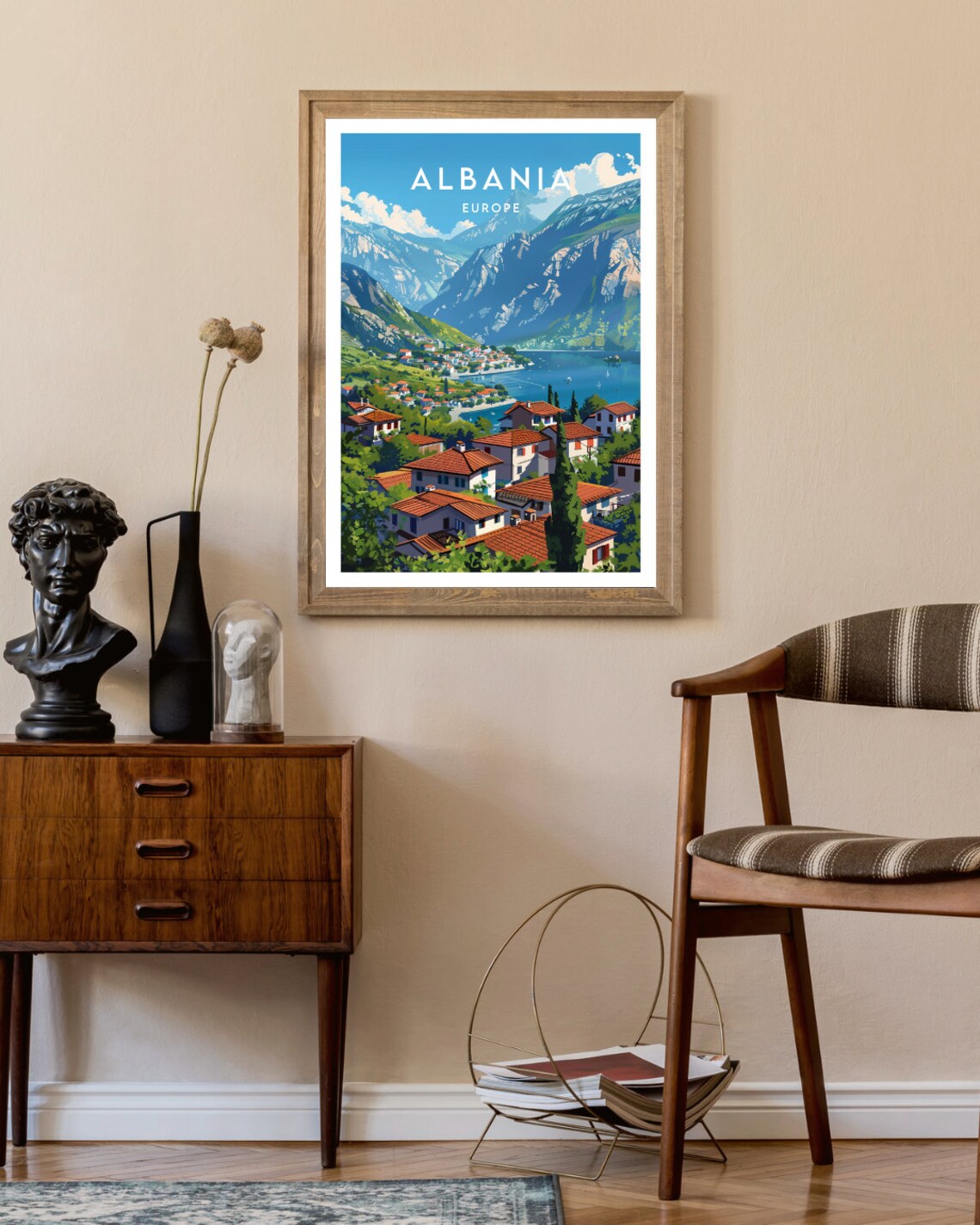 Albania Travel Poster, European Wall Art Print - Image 2