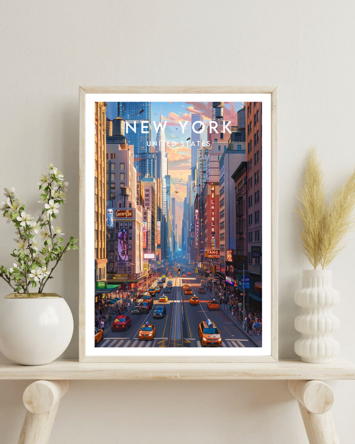 New York Travel Print United States New York Poster America Poster Travel Wall Art America Print Poster America New York Usa - Image 4