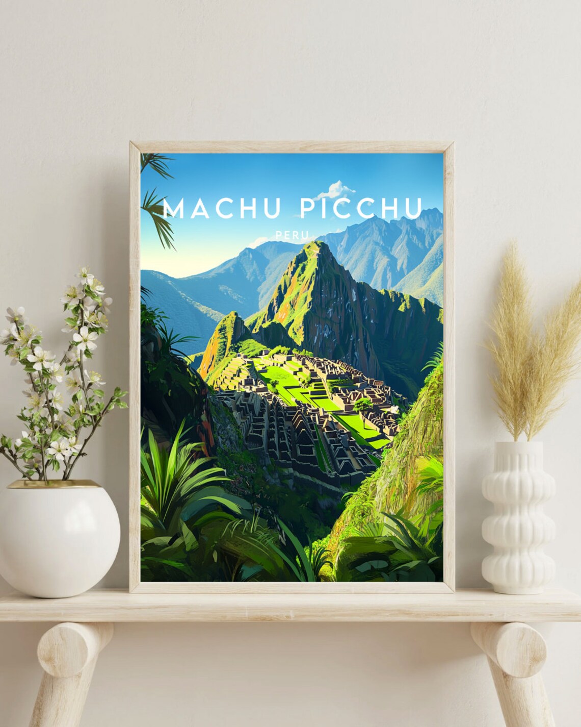 Machu Picchu Travel Poster, Cusco Peru Wall Art - Image 4