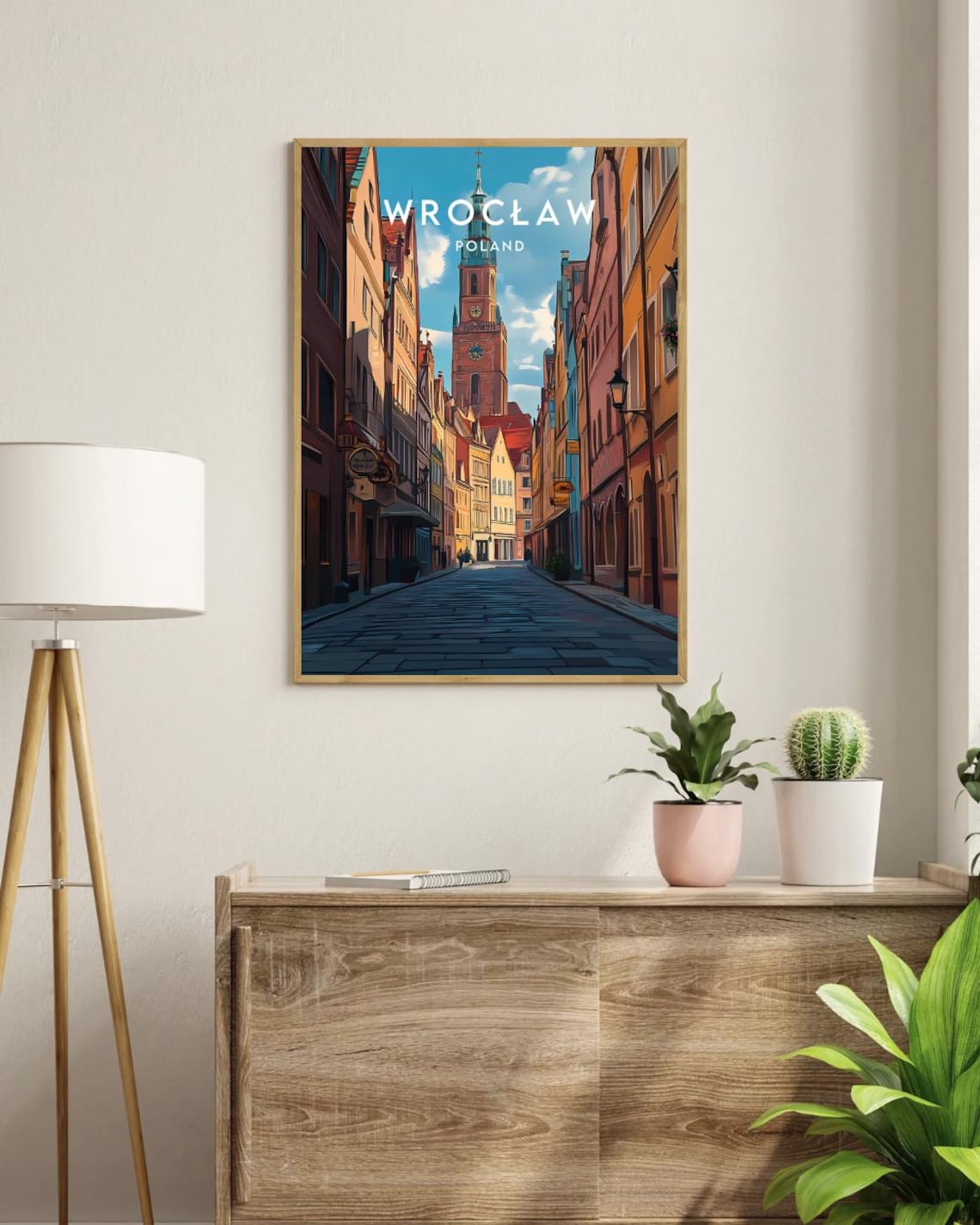 Wroclaw Travel Poster, Poland Europe Wall Art - Image 3