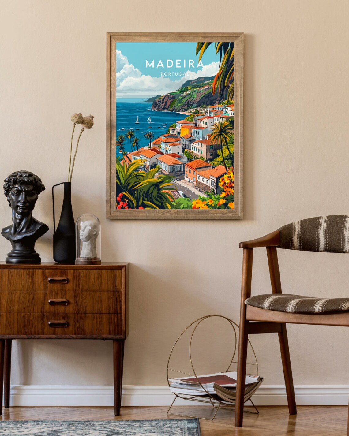 Madeira Travel Poster, Portugal Europe Wall Art - Image 2