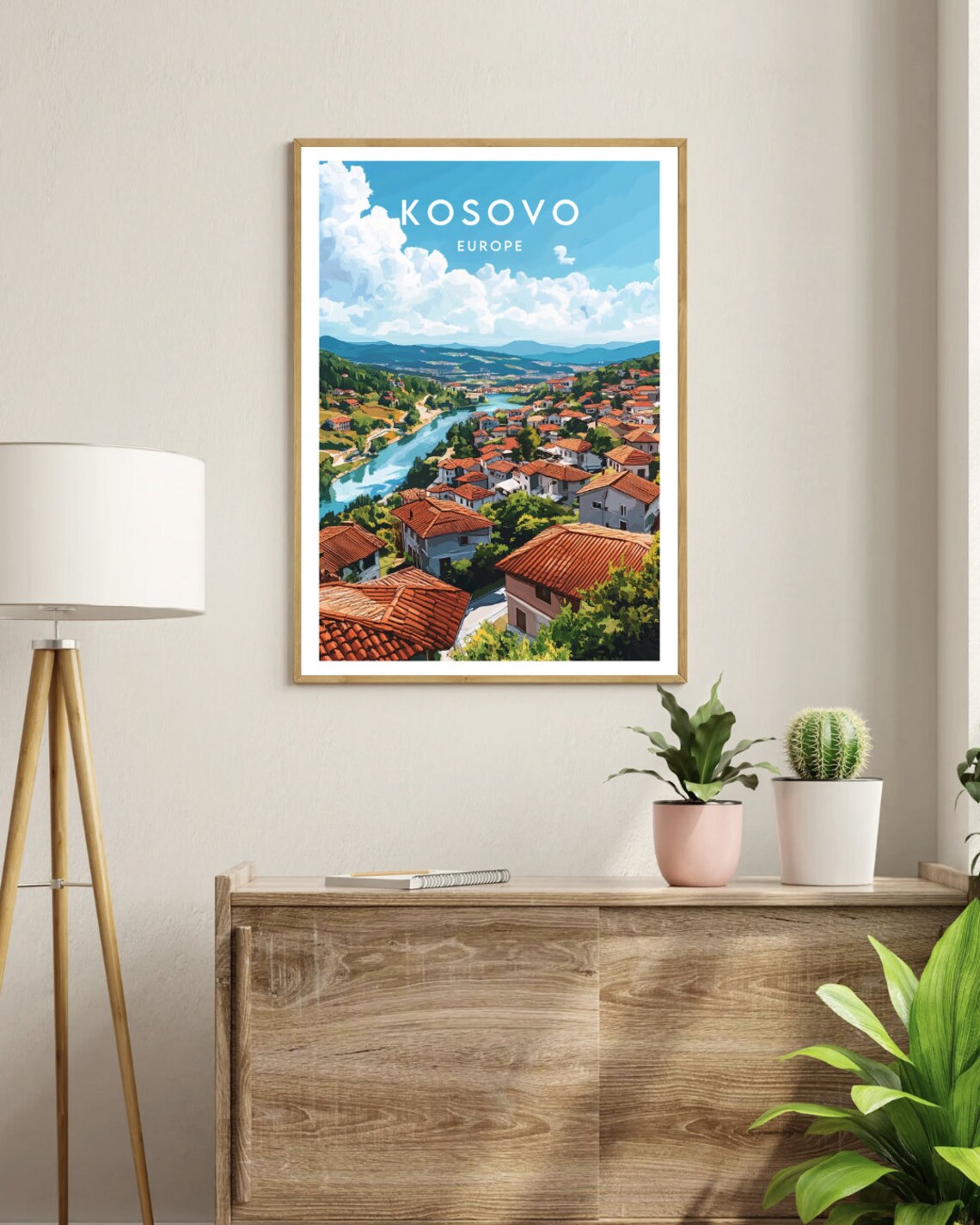 Kosovo Travel Poster, Pristina Wall Art - Image 3
