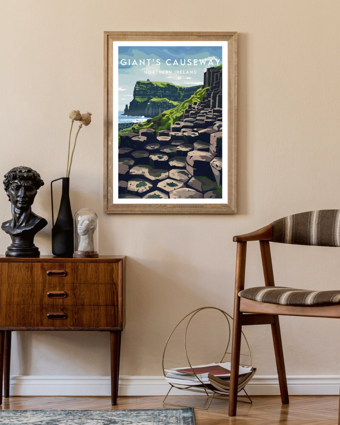 Giants Causeway Northern Ireland Travel Poster - Image 2