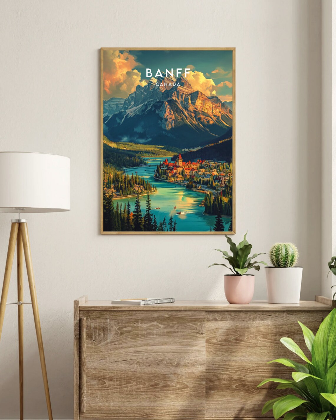 Banff Travel Poster, Canada Travel Wall Art - Image 3