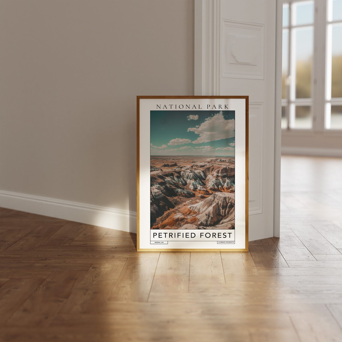Petrified Forest National Park Arizona Painted Desert Badlands Poster - Image 3