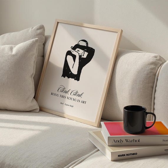 Being This Young Is Art Print Fashion Line