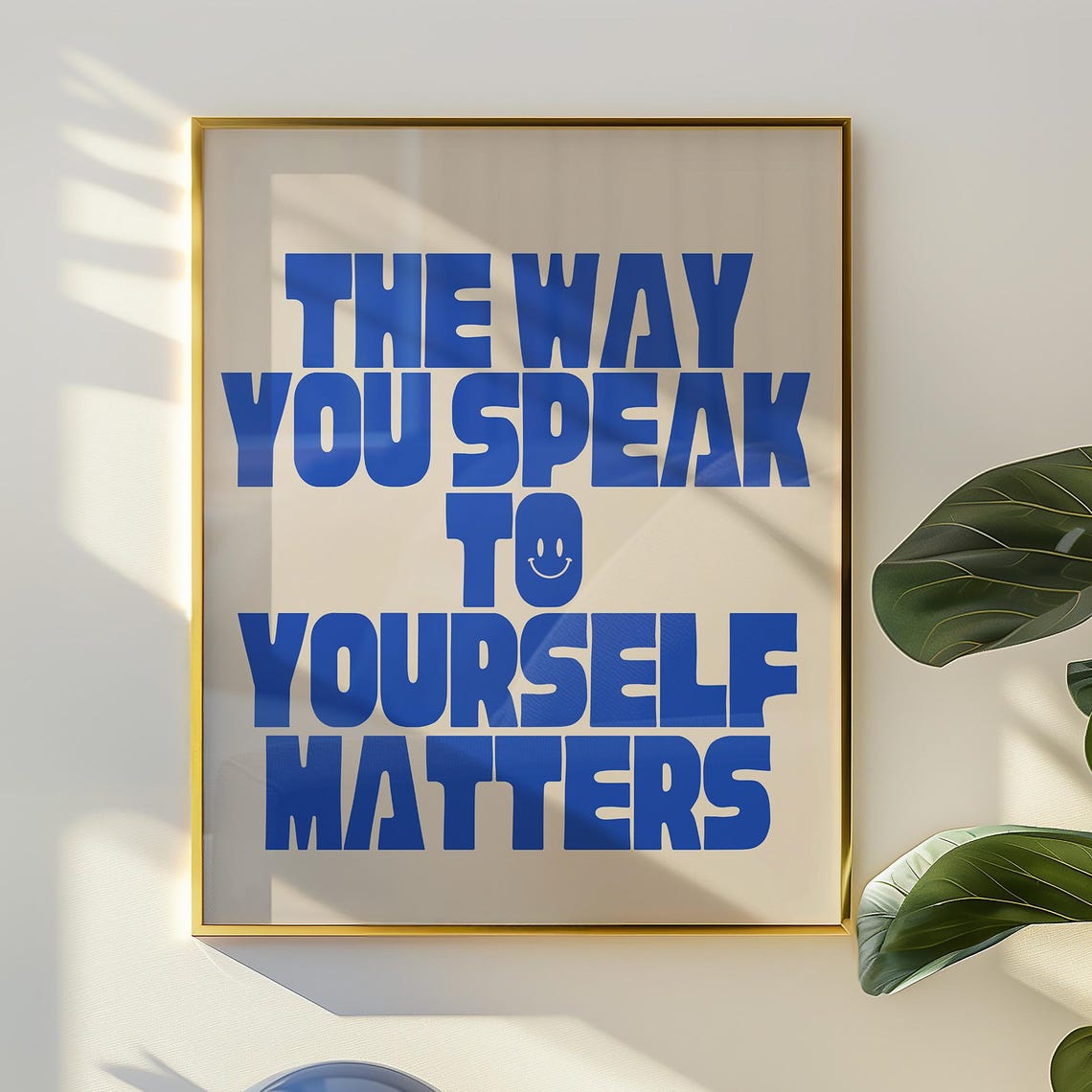The Way You Speak To Yourself Matters Poster Therapy Office Art For Classroom Counselor Self Love