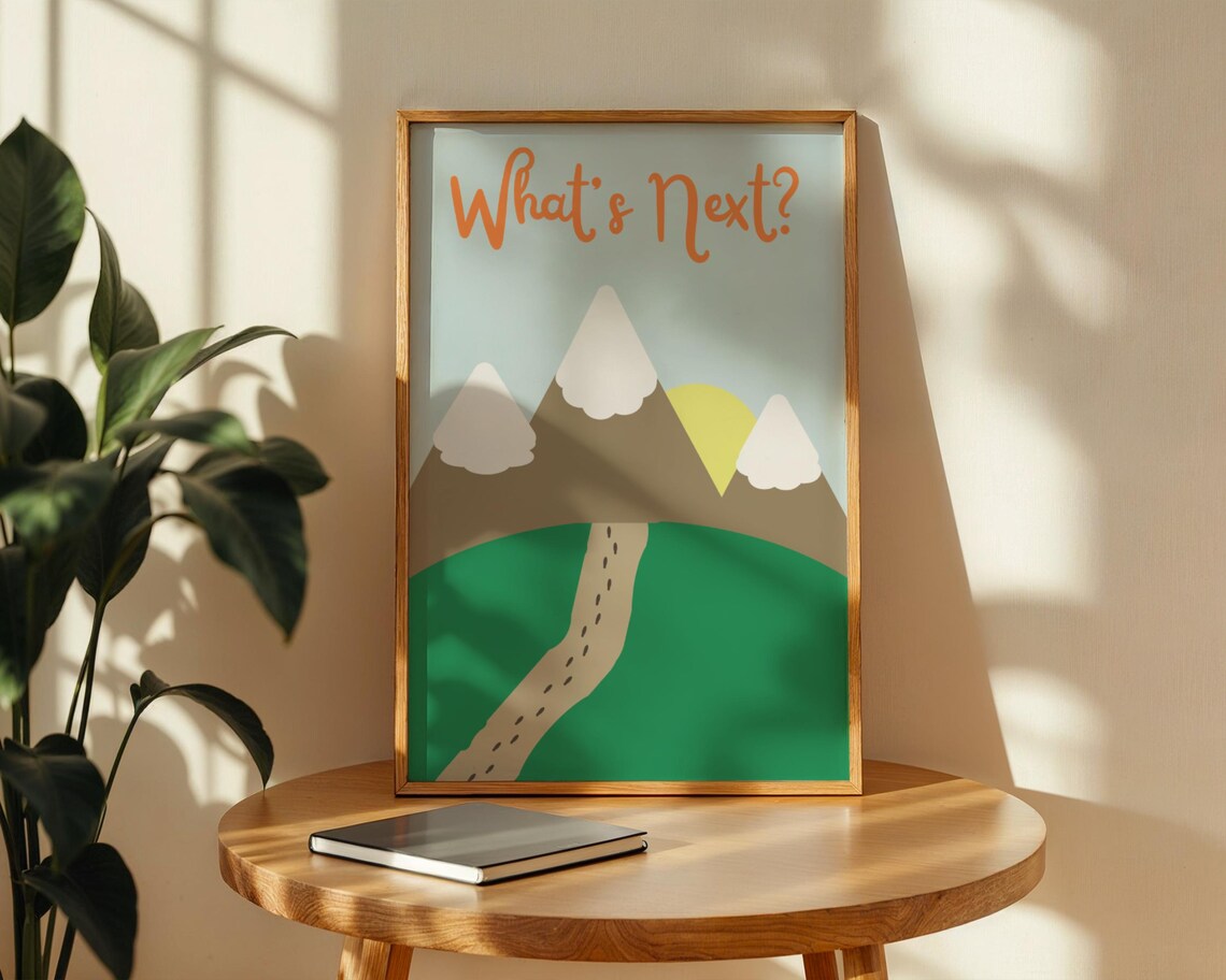 Whats Next Hiking Day Trip Adventure Poster - Image 2