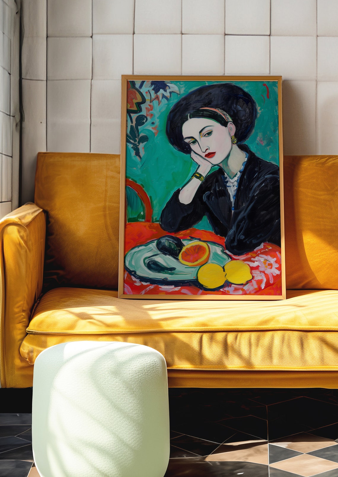 Matisse Poster Elegant Portrait Of A Woman Expressionist Style Art Print Colorful Home Decor Wall Art - Image 4