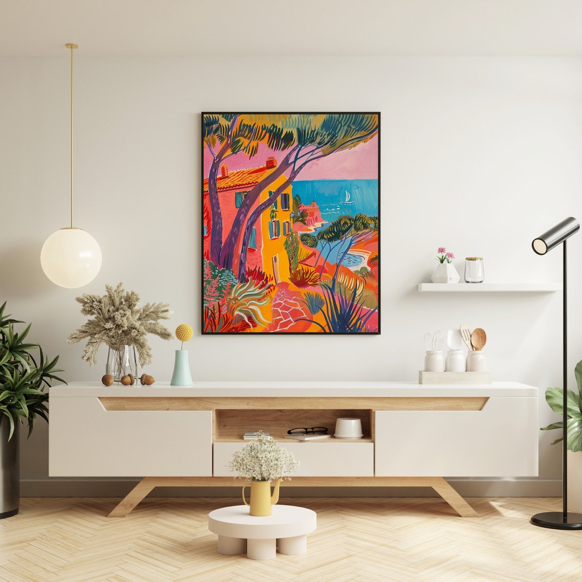 Matisse Print Mid Century Poster Modern Landscape Decor Exhibition Art For Home Unique Matisse Wall Art - Image 7