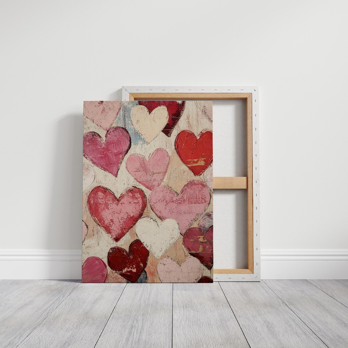 Abstract Heart Art, Modern Boho Love Poster - Image 3