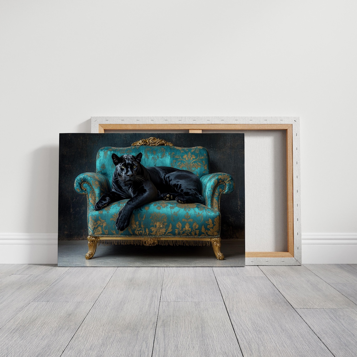 Black Panther Portrait, Bold Modern Animal Art Print - Image 7