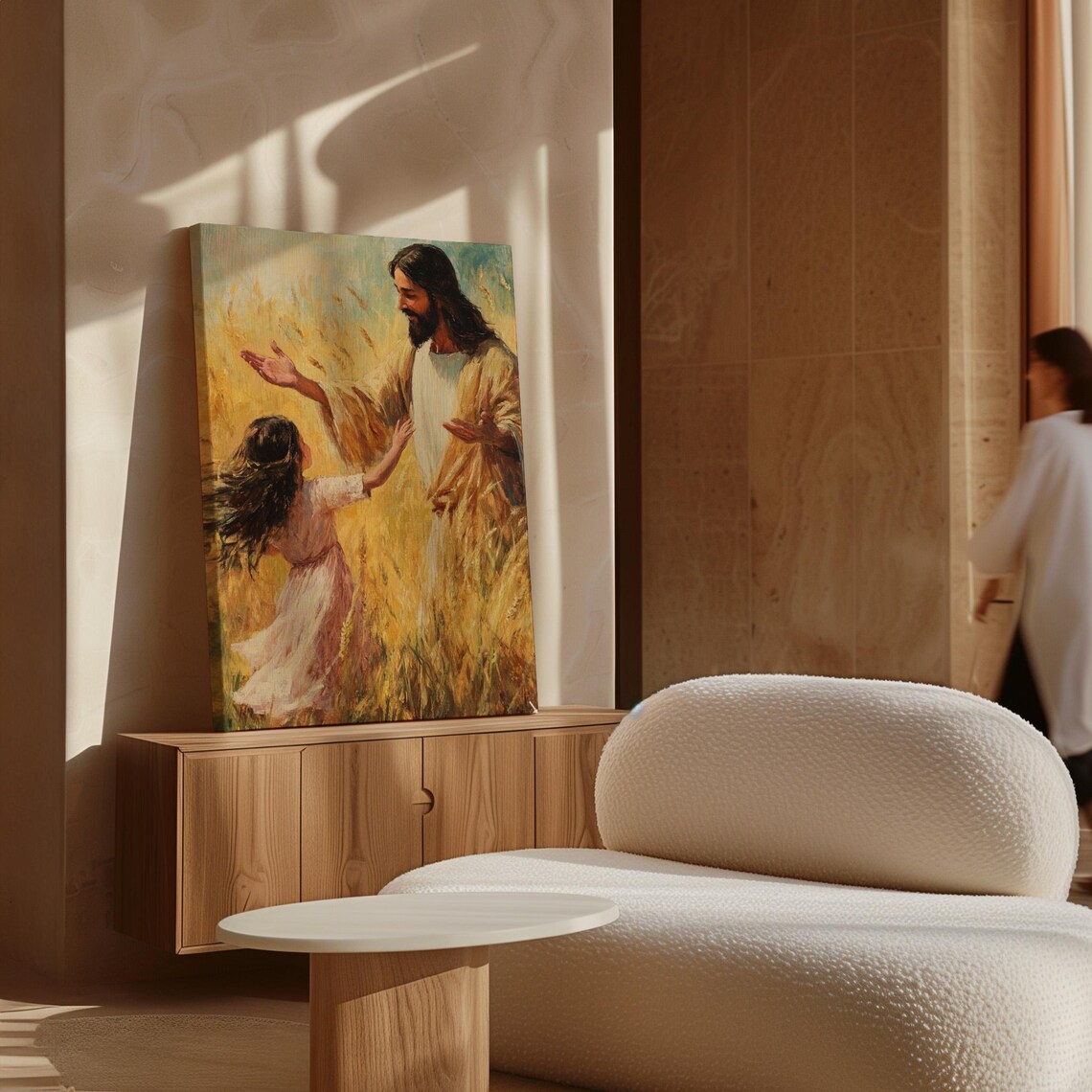 Jesus Welcoming A Child, Christian Faith and Love - Image 7