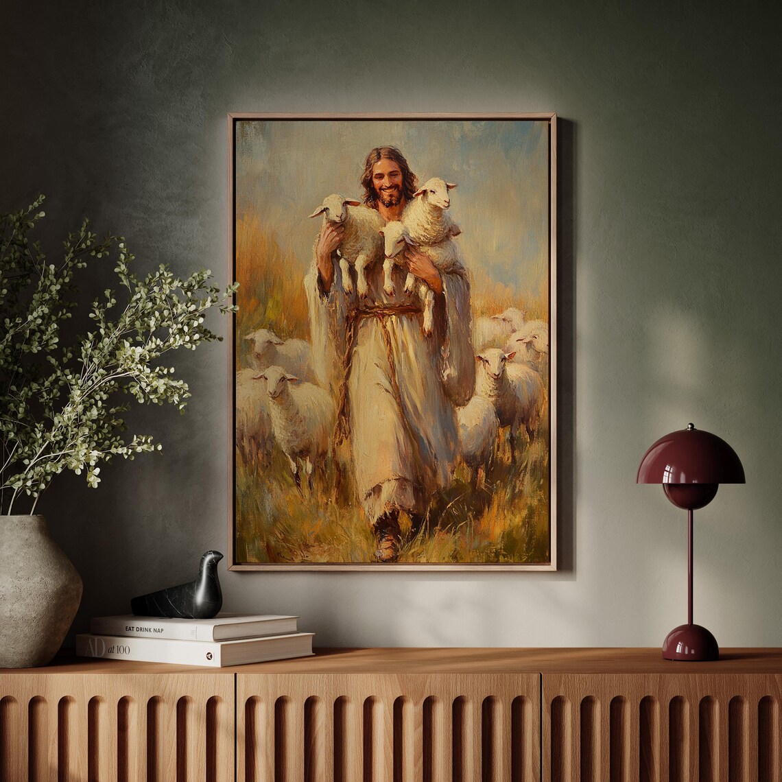 Jesus The Good Shepherd, Inspirational Christian Art - Image 7