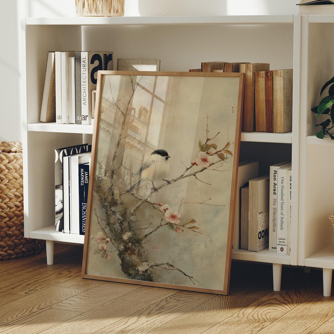 Songbird Among Blossoms Art Print