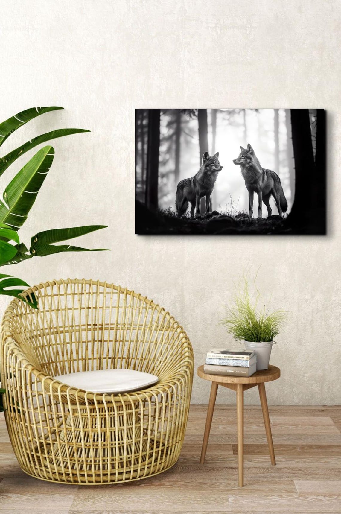 Wolf Pack Rustic Home Decor Art Print - Image 5