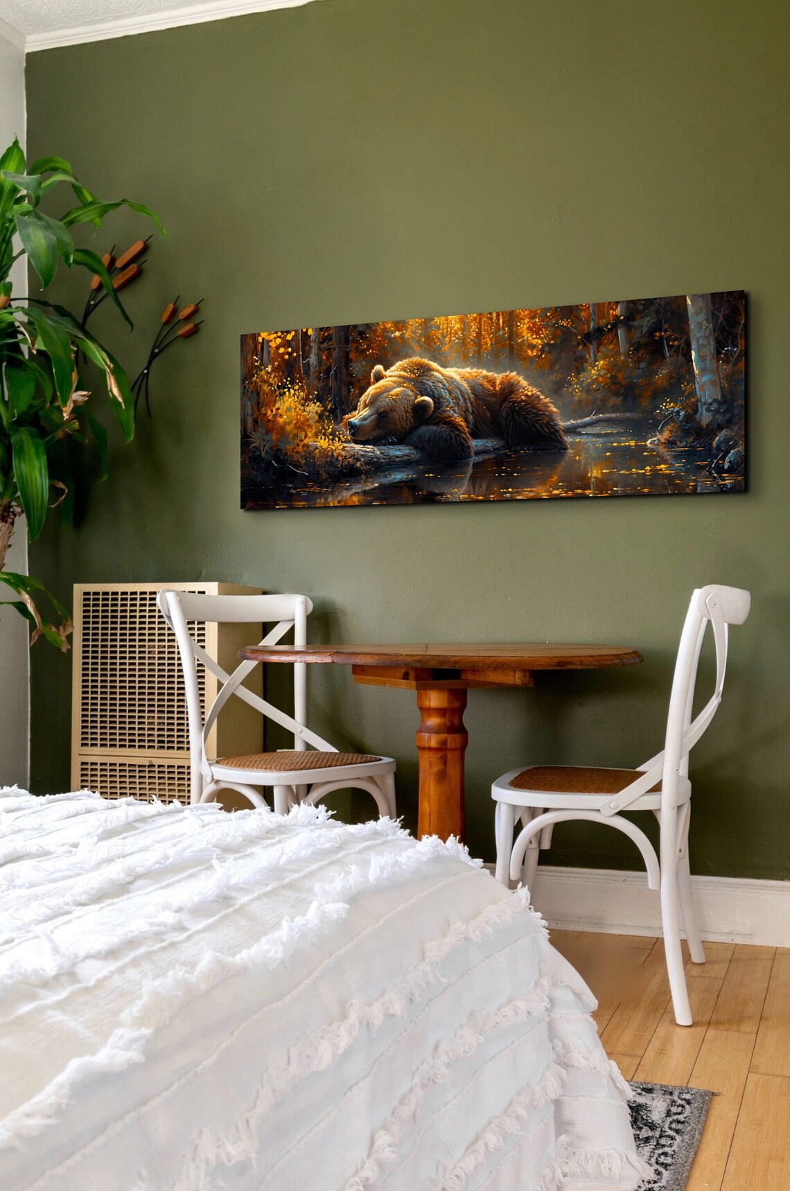 Panoramic Sleeping Bear Art Print, Wildlife Subject - Image 7