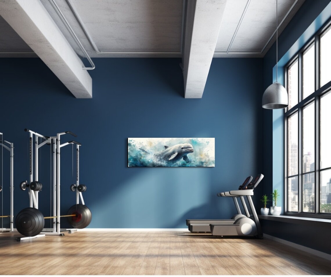 Panoramic Beluga Whale Wall Art - Image 7