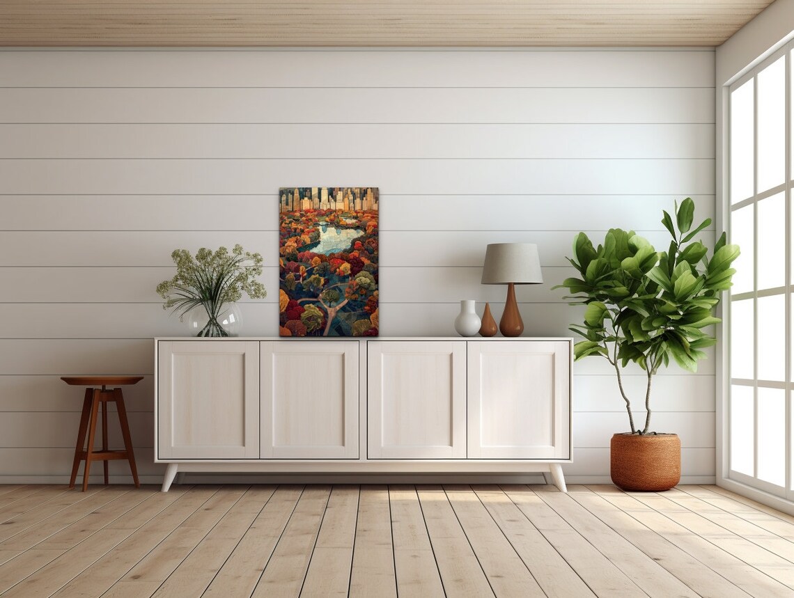 Central Park New York City Mid-Century Art Print - Image 7