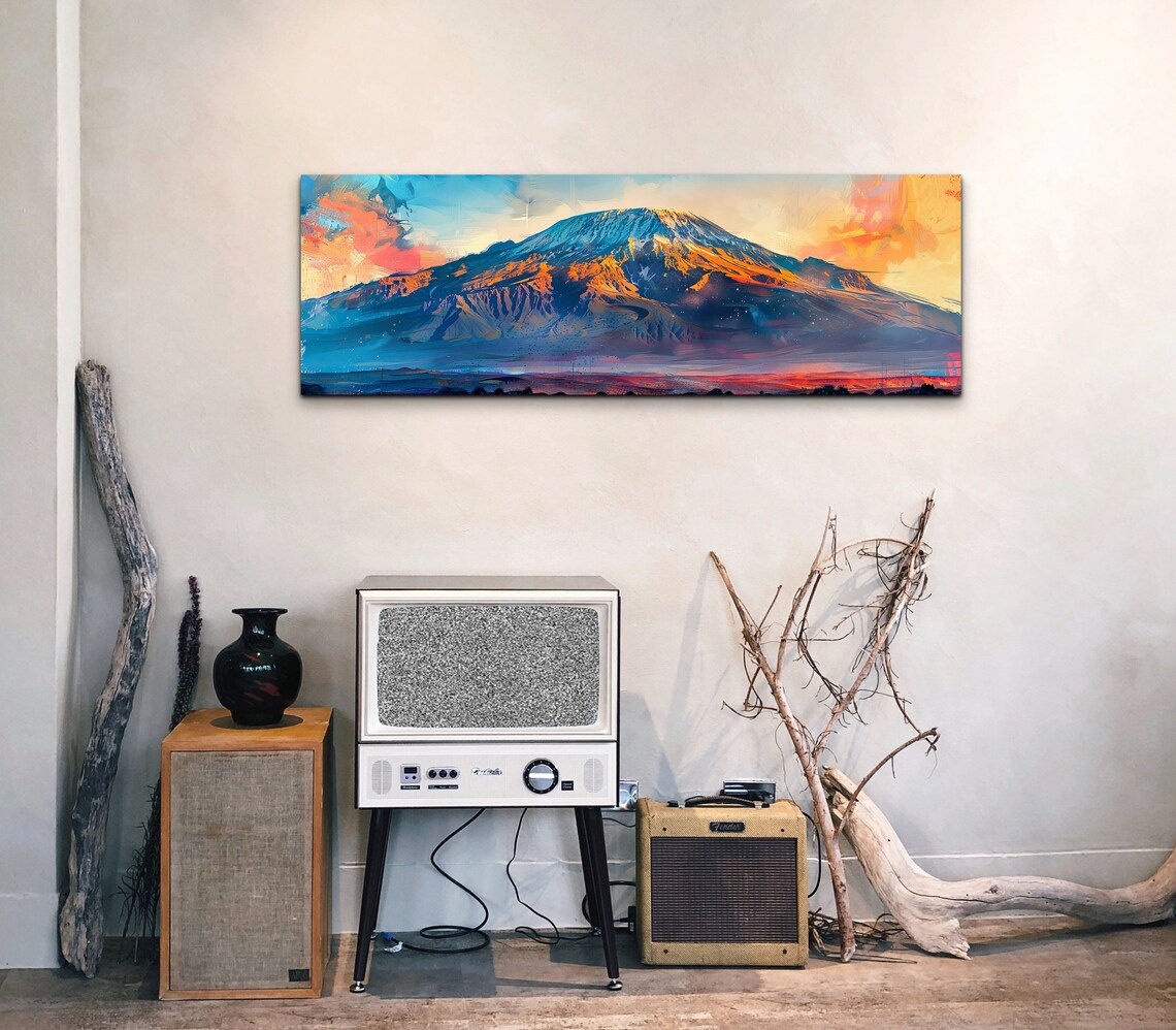 Mount Kilimanjaro Mid-Century Modern Panorama - Image 4