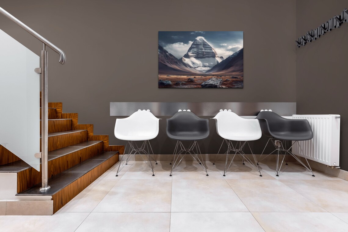Mount Kailash Tibet Mountain Landscape Art Print - Image 6