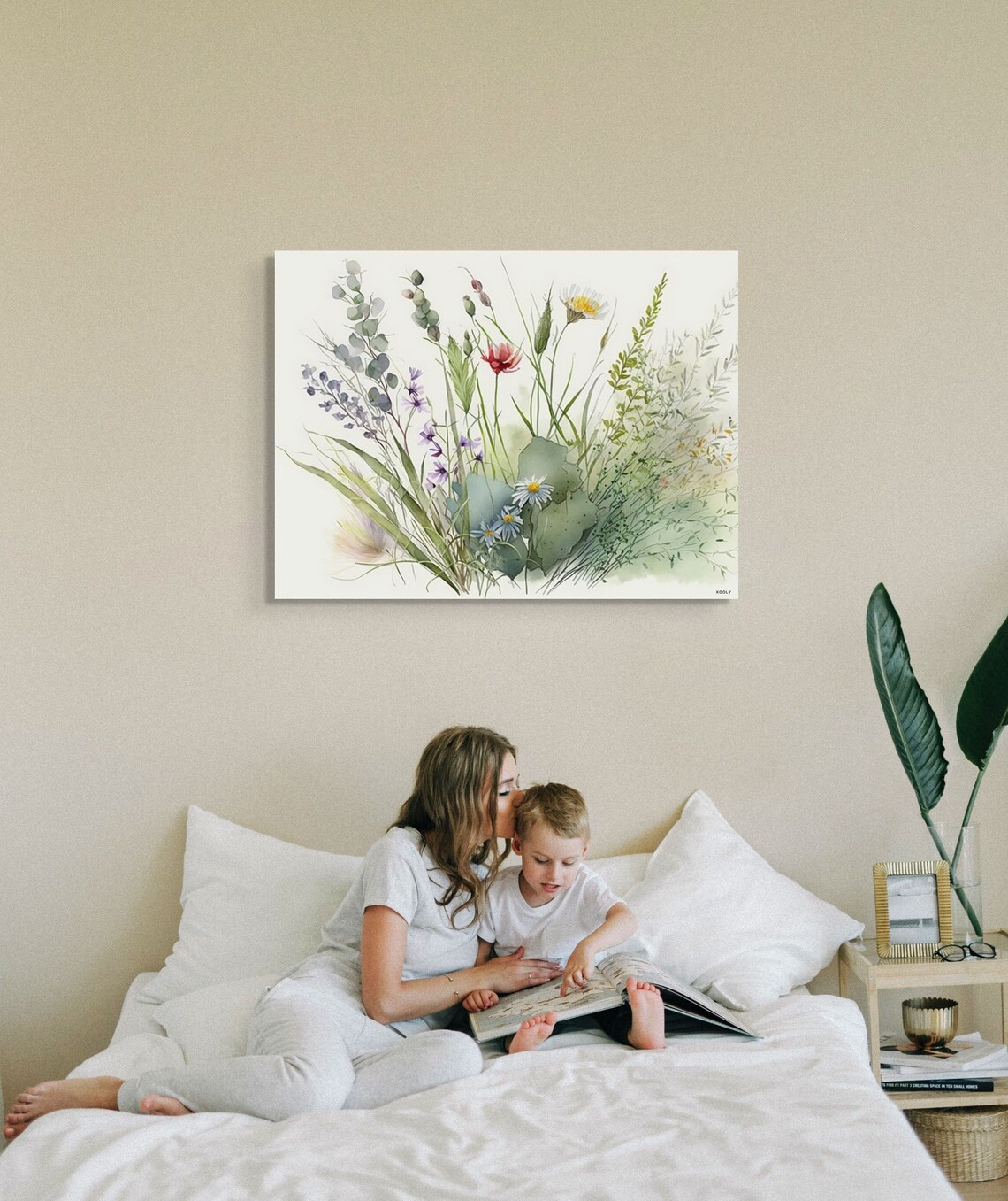 Wild Flowers Watercolor Flowers Farmhouse Art Print - Image 7