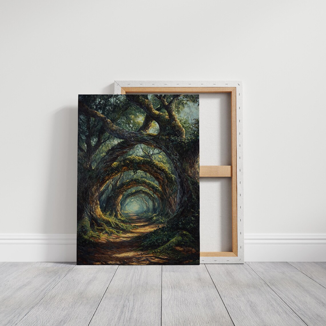 Enchanted Forest Path Art Print, Mystical Woodland - Image 3