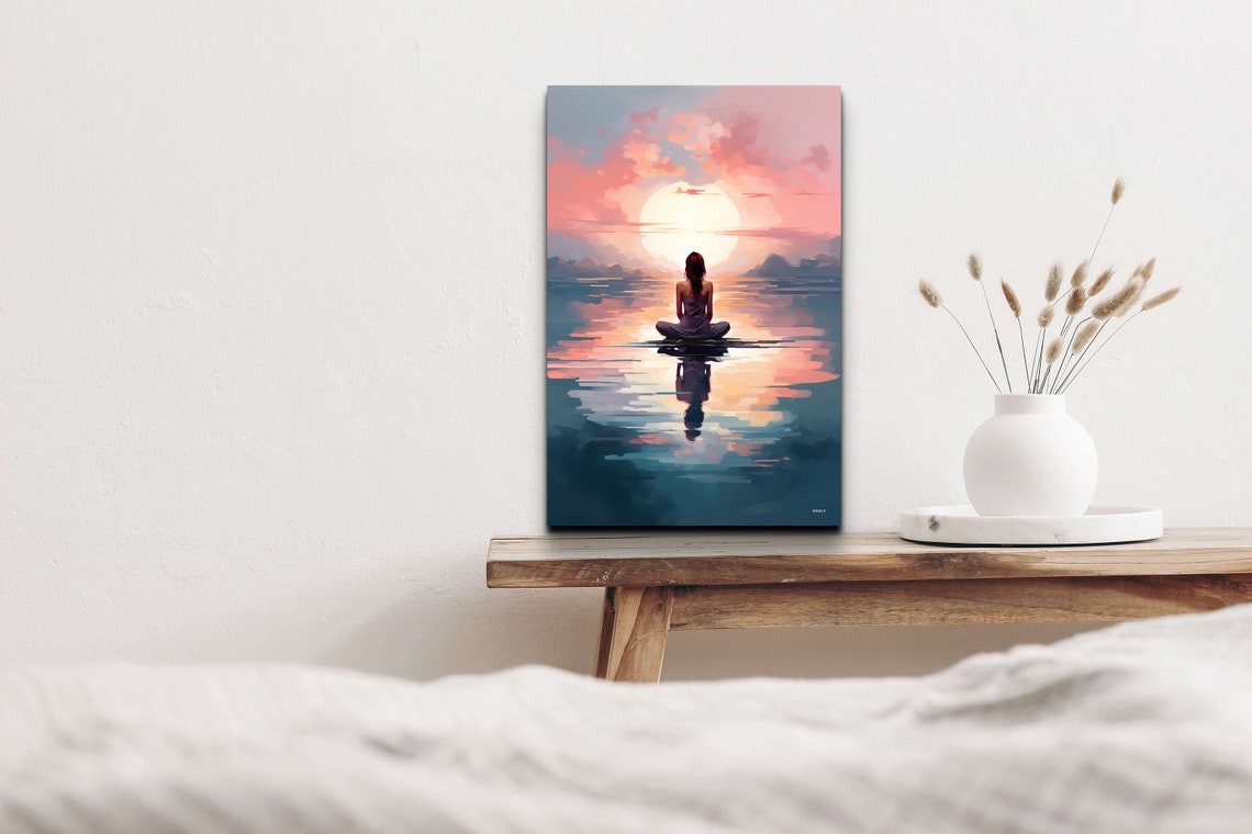 Meditation Wall Art, Zen Spa Art Print - Image 4