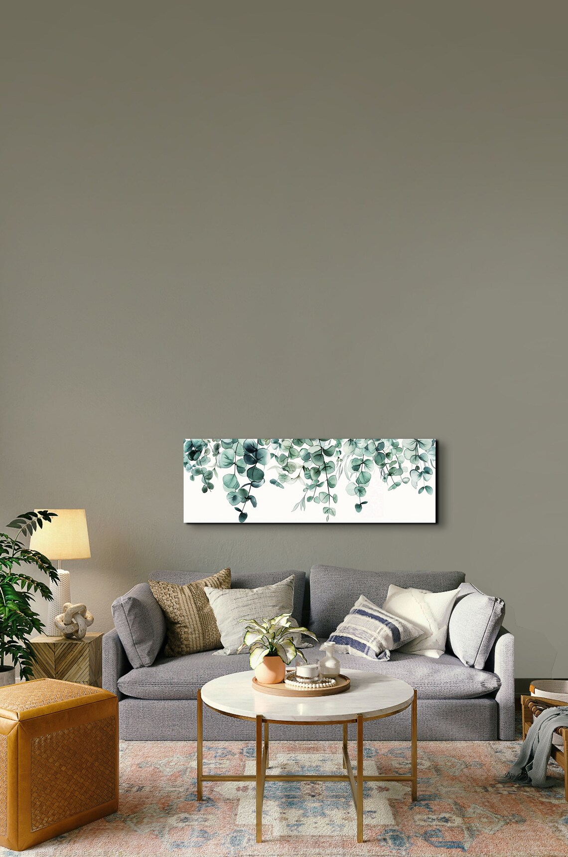 Panoramic Eucalyptus Vines Art Print, Botanical Wall Art - Image 7