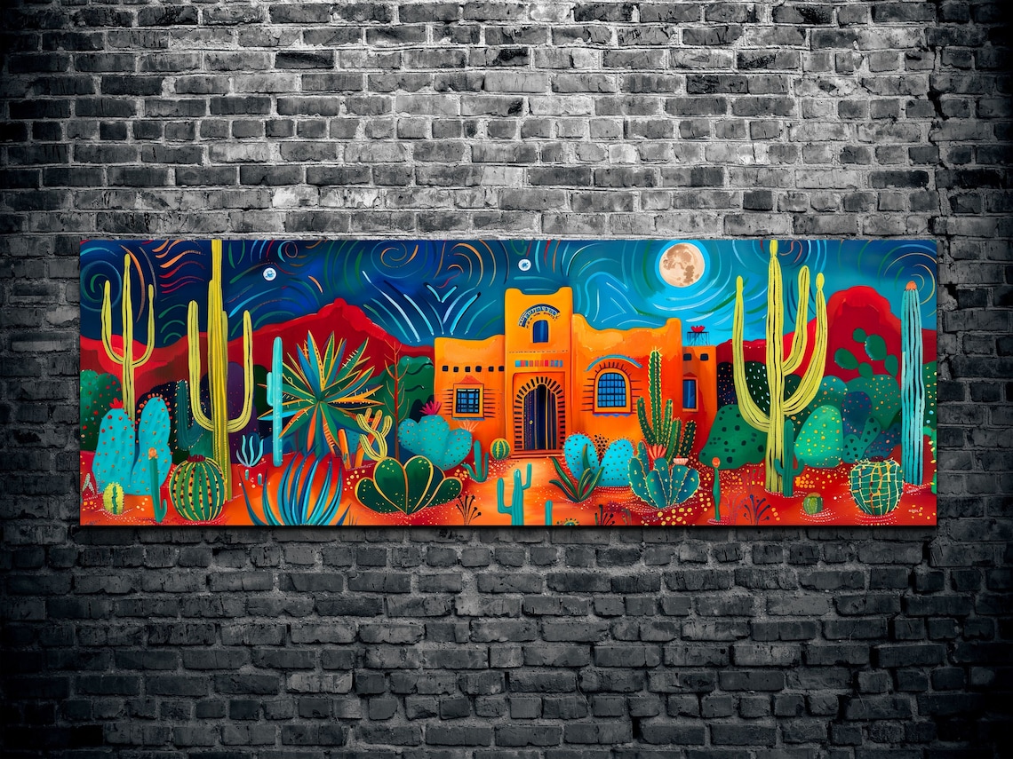Southwest Desert Watercolor Art Print, Cactus Art - Image 2