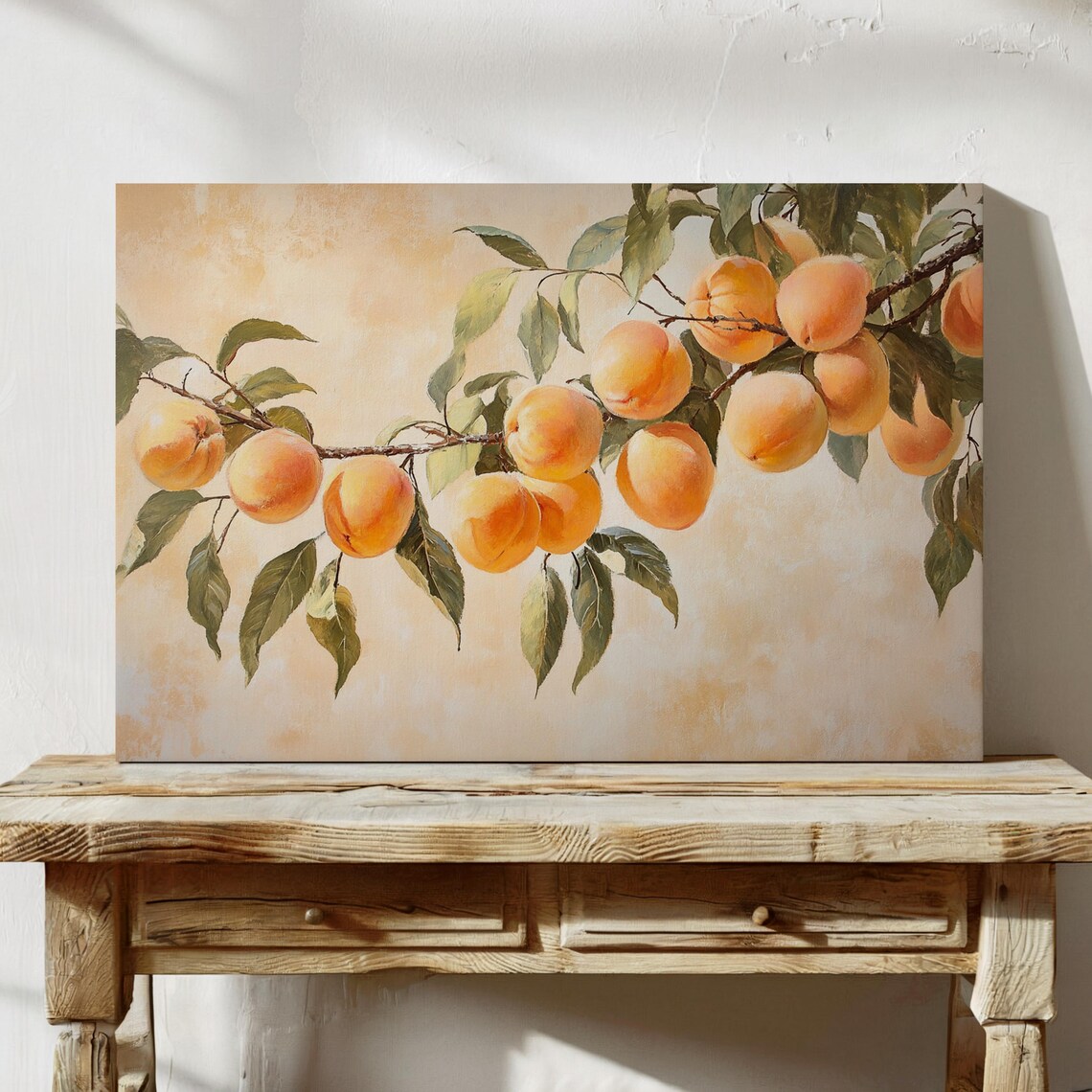 Peach Branch Art, Rustic Farmhouse Kitchen Decor - Image 7
