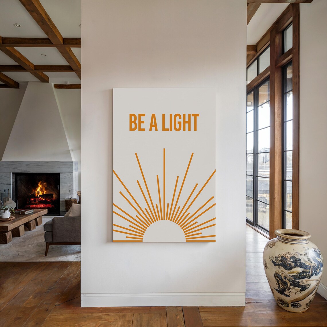 Be A Light Inspirational Christian Quote Art - Image 4
