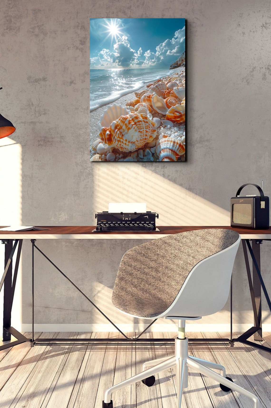 Sea Shell Art Print, Ocean Beach Decor - Image 6