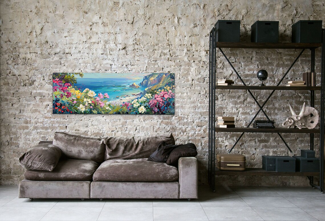 California Beach Flower Botanical Wall Art Print - Image 5