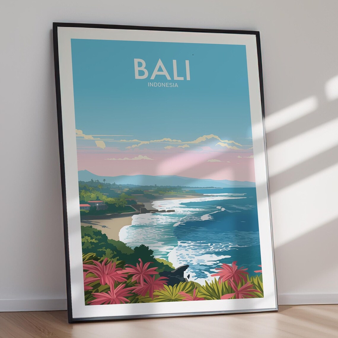 Bali Indonesia Travel Poster, Travel Art Print - Image 2