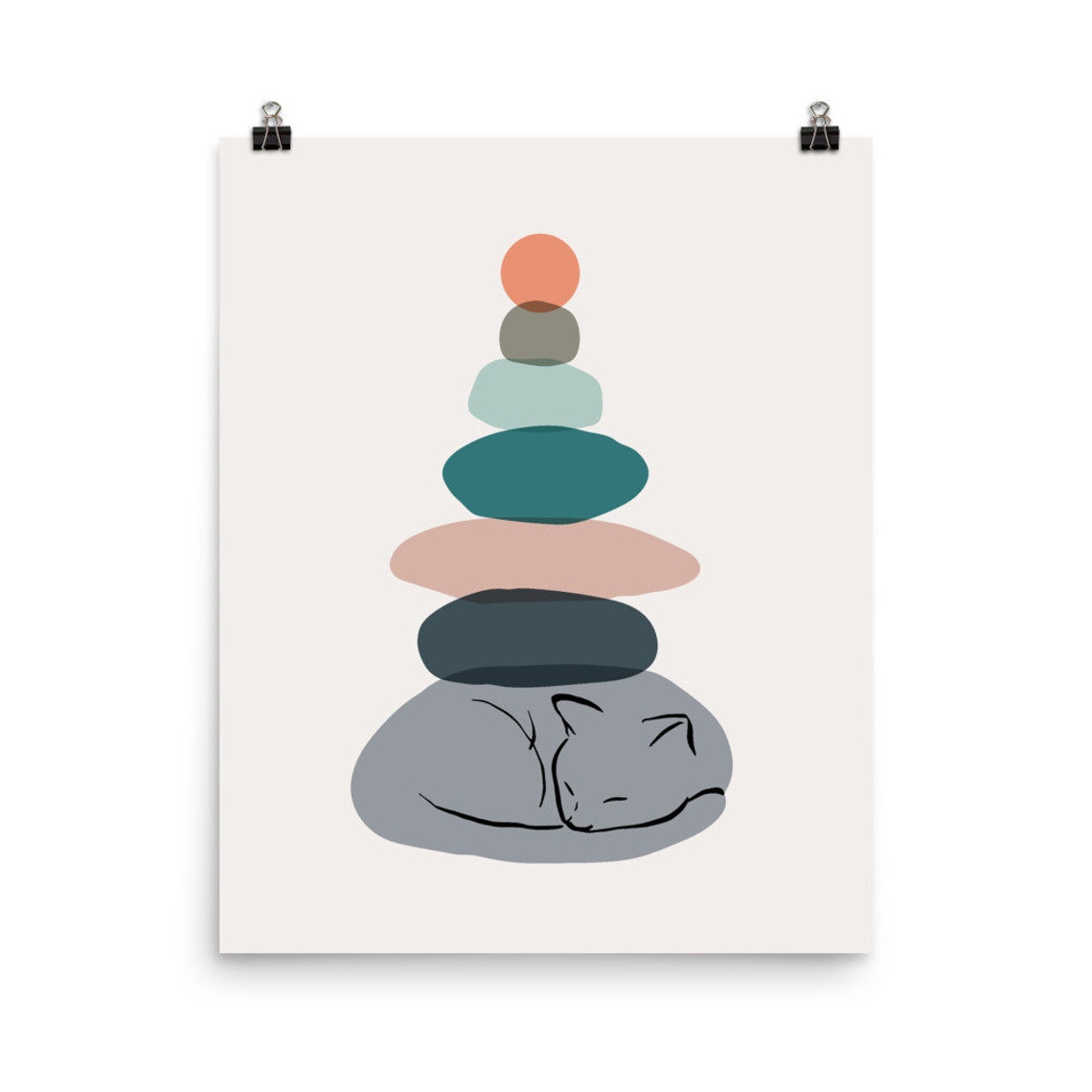 Cat Landscape 58 Art Print