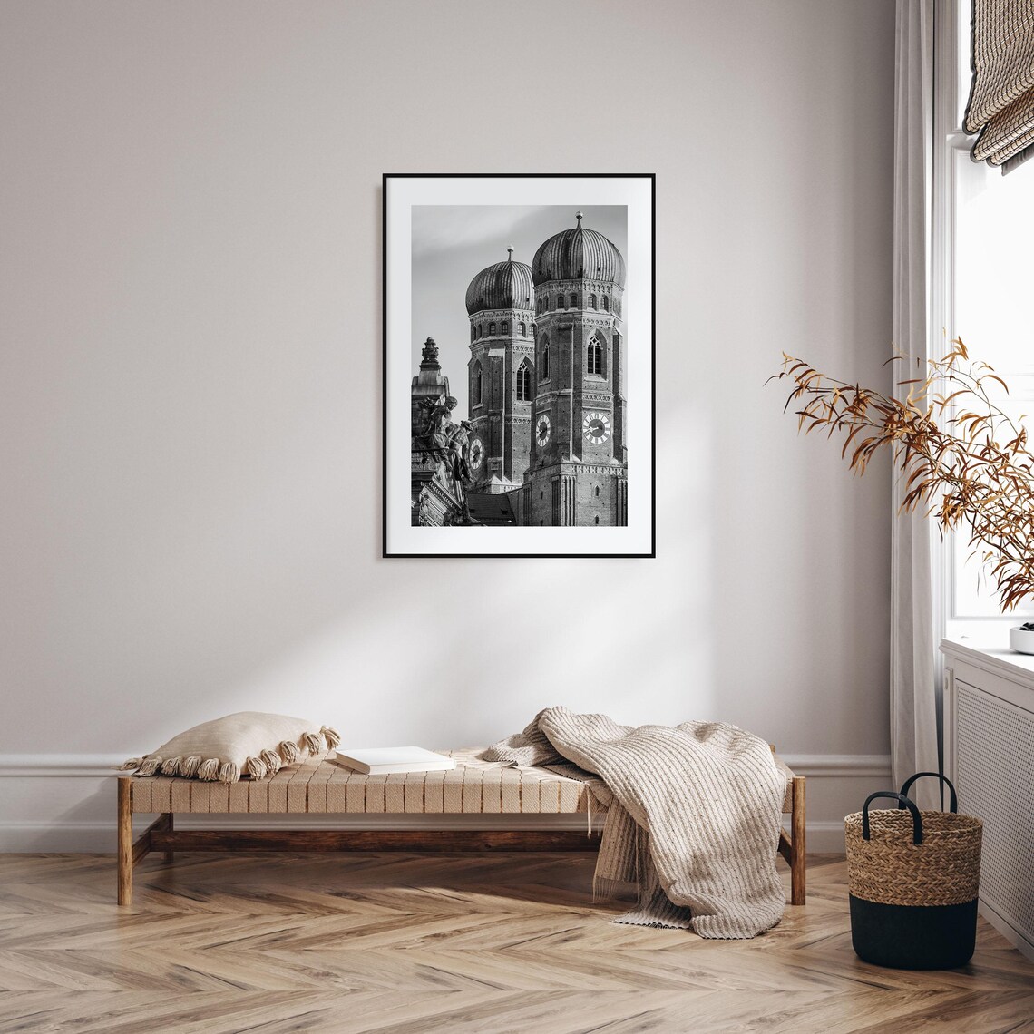 Munich Black And White Travel Poster Print No. 2 - Image 2