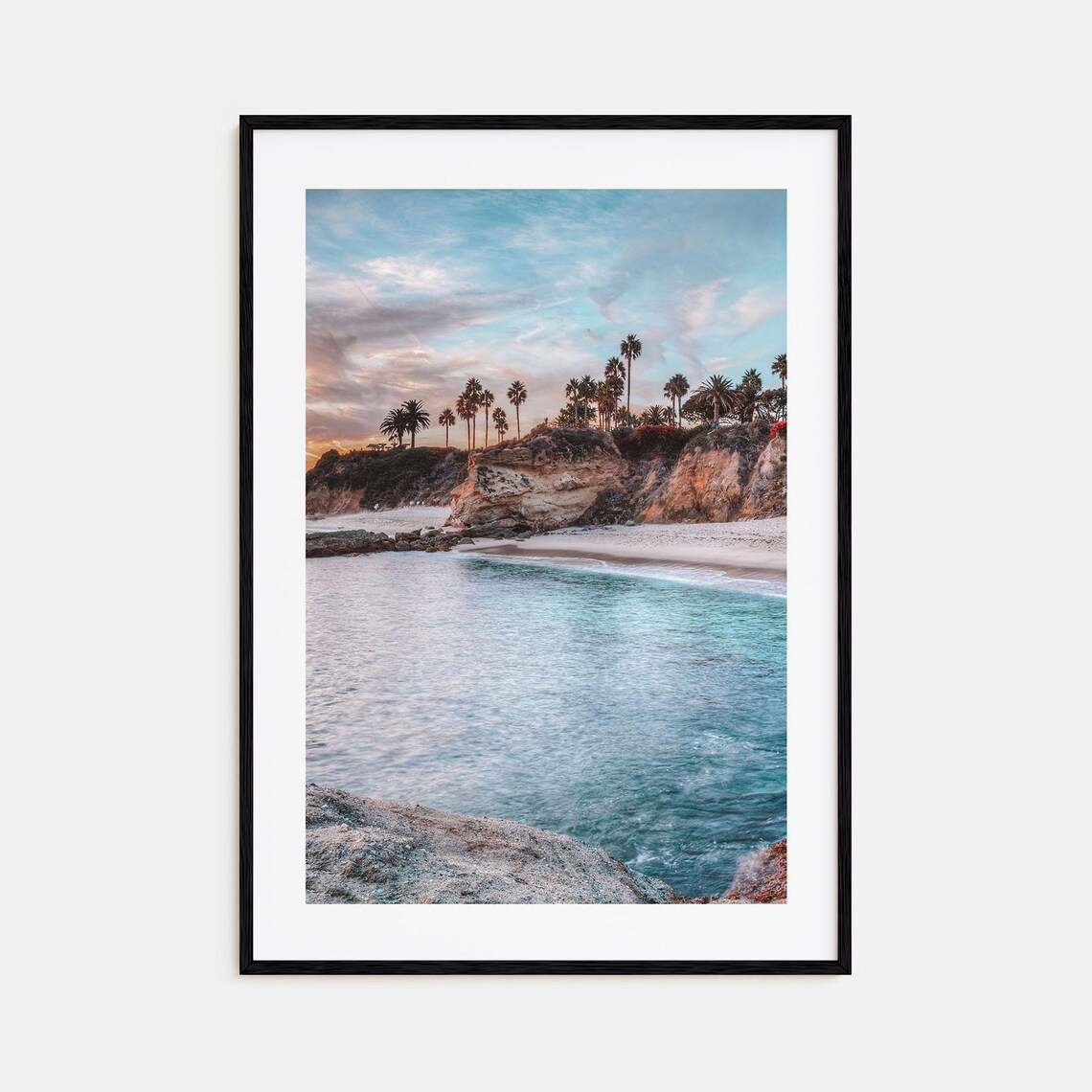Laguna Beach Street Map, Travel Poster Print